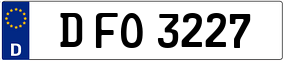Truck License Plate